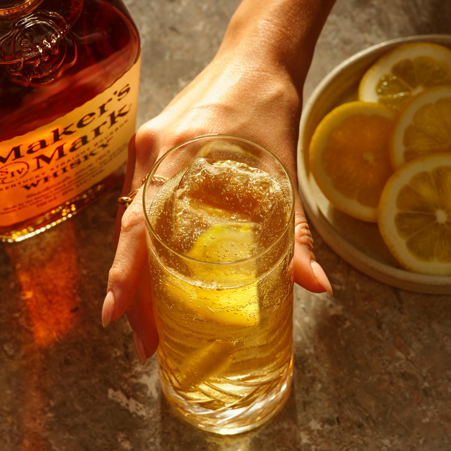 sour highball cocktail