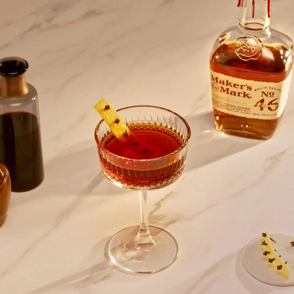 Maker's 46 Fireside Manhattan Cocktail Recipe: Kentucky Made
