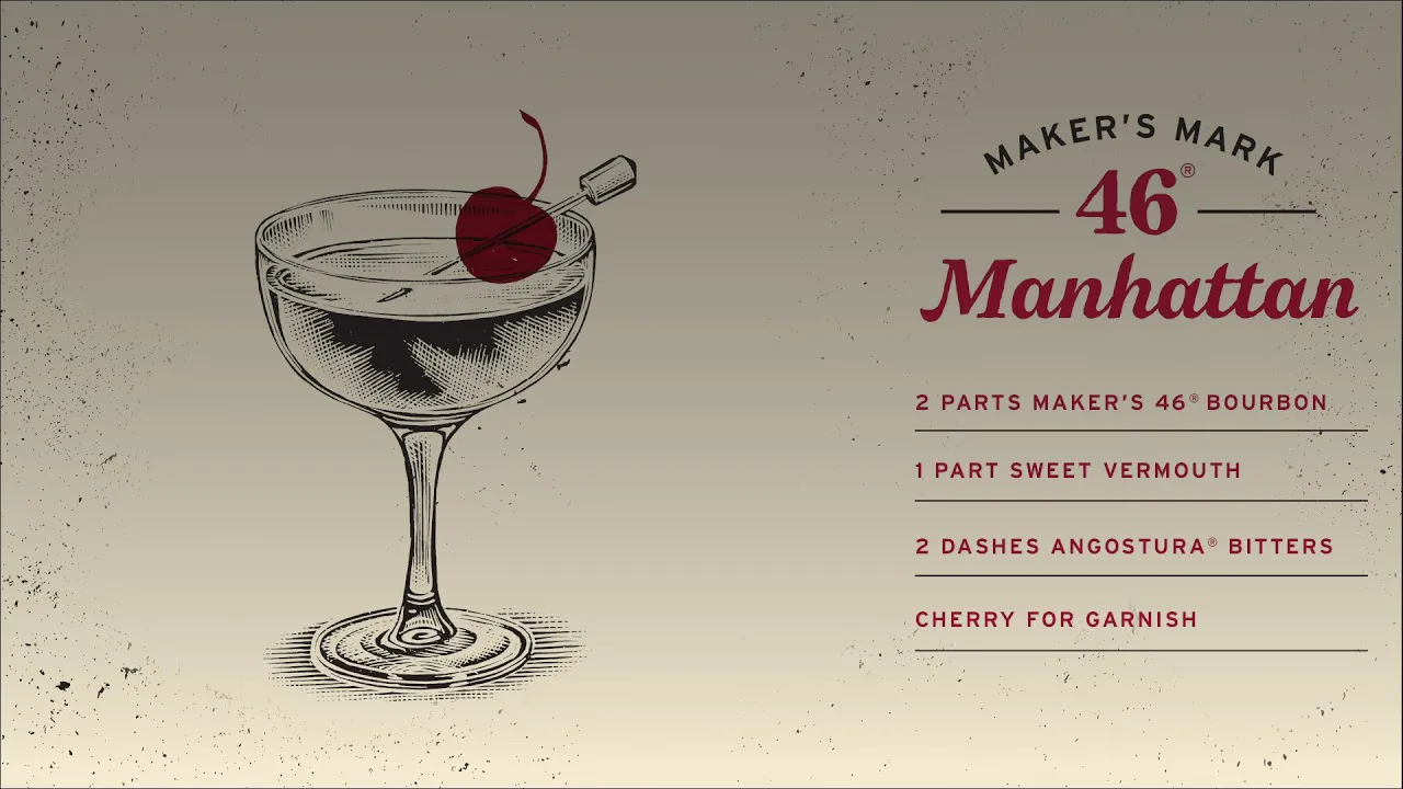 Maker’s Mark cocktail - 46 manhattan craft