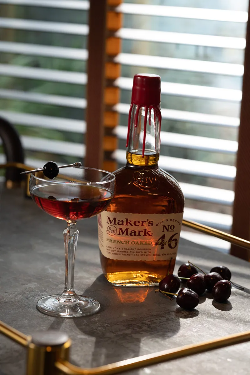 Maker’s Mark bourbon cocktail - how to craft the 46 Manhattan