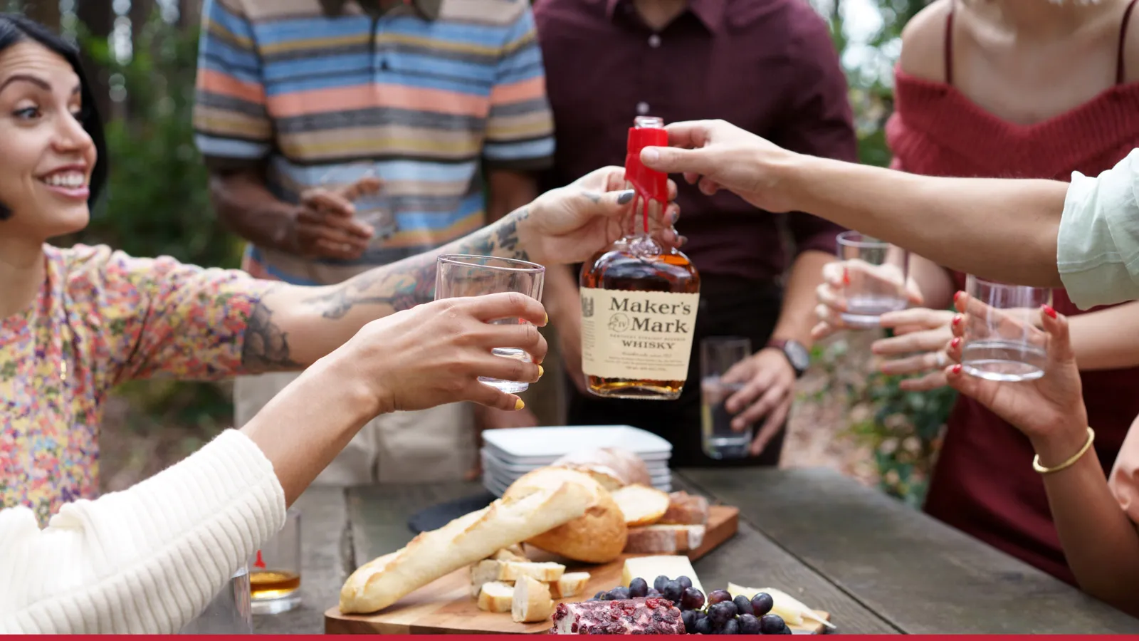 Maker’s Mark enjoyed by friends