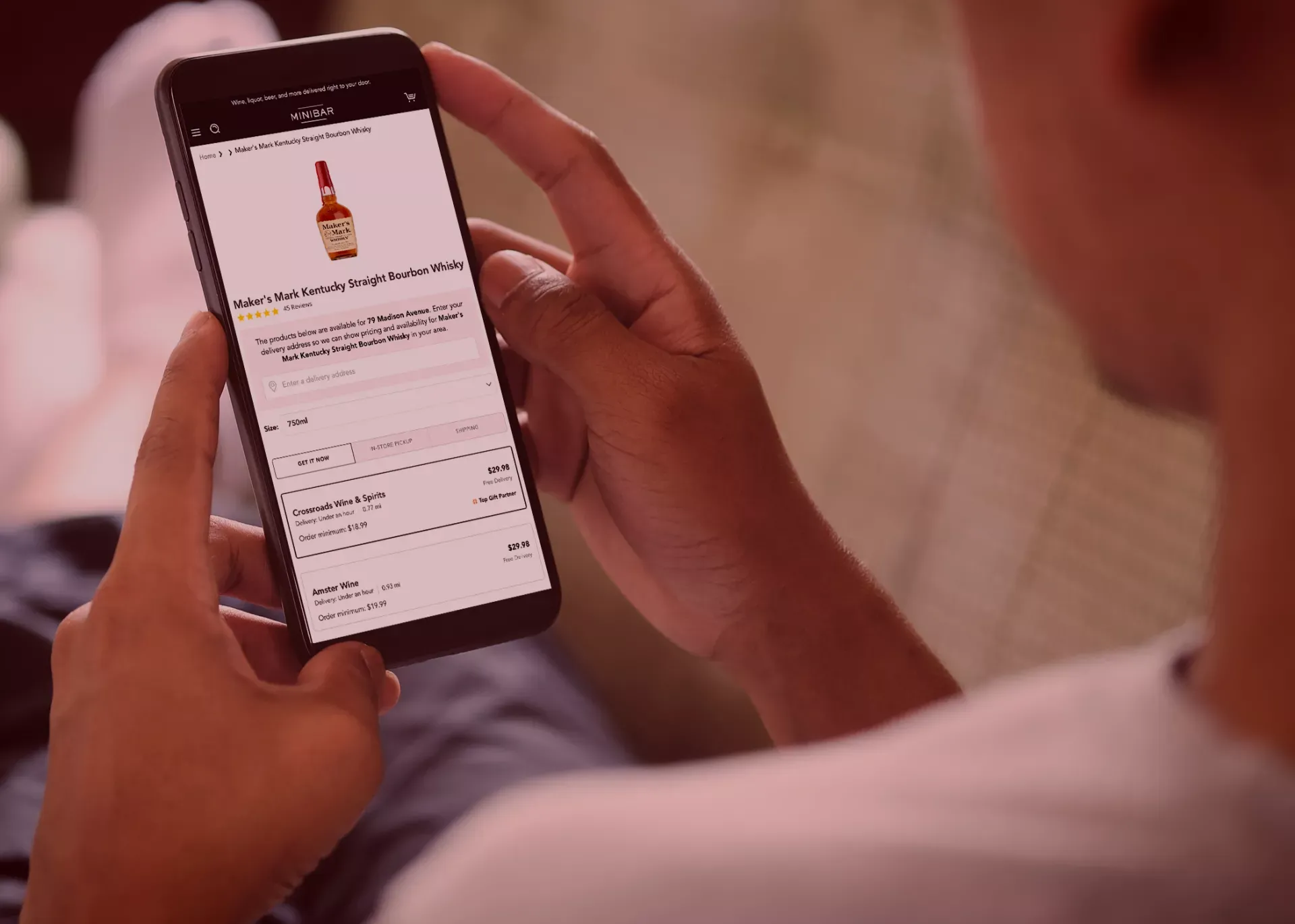 Buy Maker’s Mark bourbon at Minibar