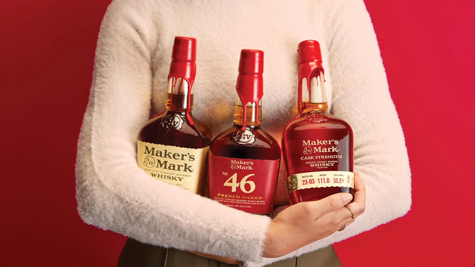 メーカーズマーク 350ml ハンドメイドカスタム-クリスマスエディション プレミアムバーボンウイスキーメーカーマーク(Maker's Mark)が