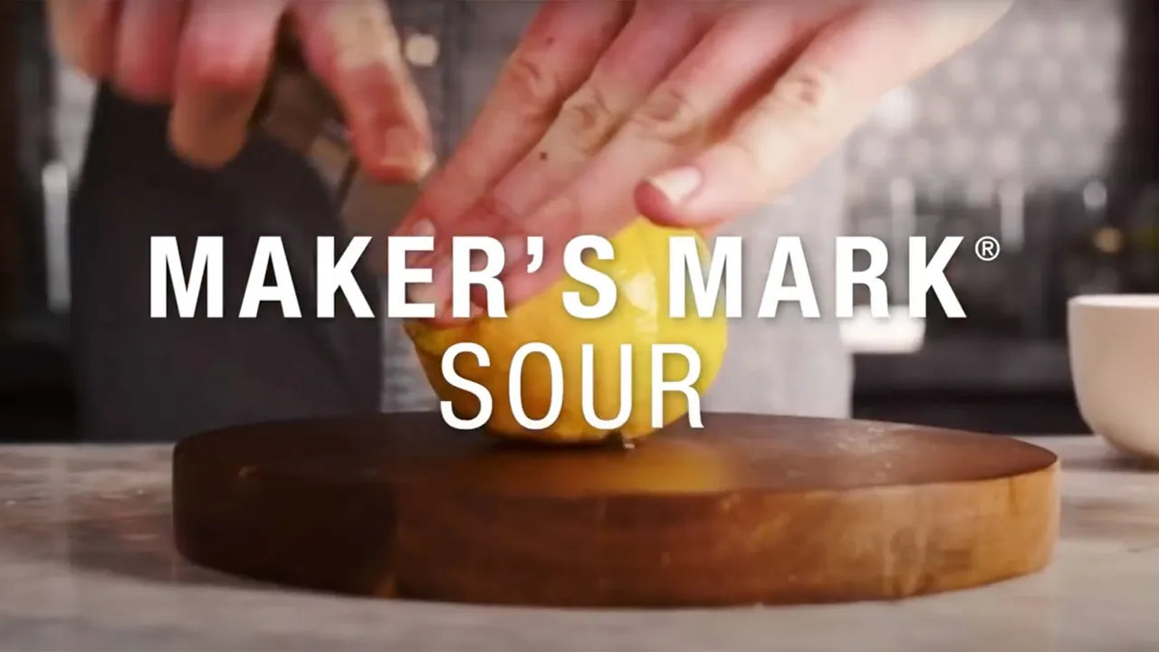 Makers mark Cocktail bourbon sour