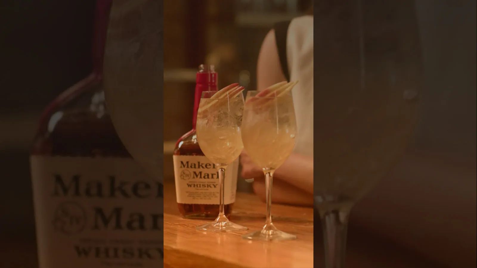 Maker’s Mark cocktail - Spiced Apple Spritz craft