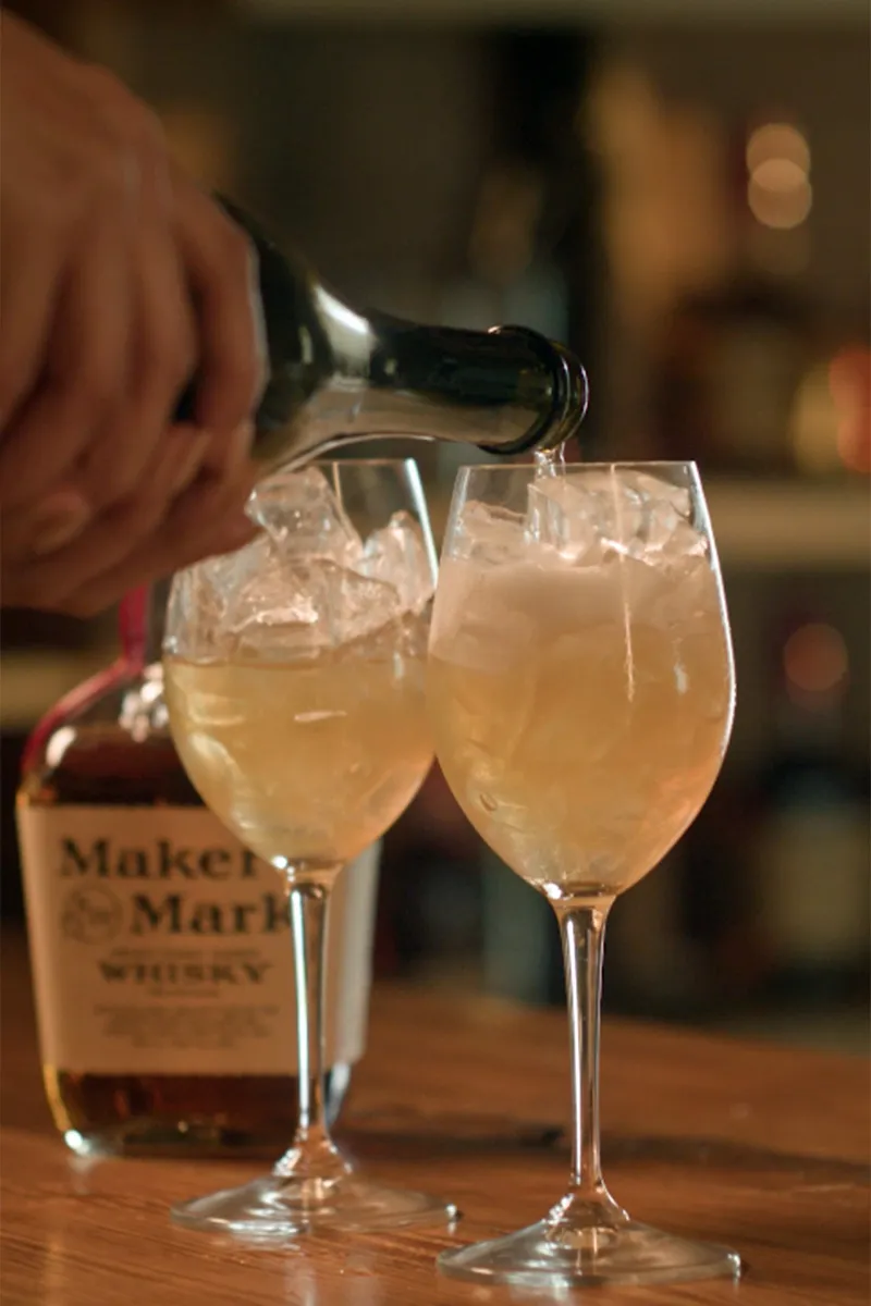 Maker’s Mark bourbon cocktail - how to craft the Spiced Apple Spritz