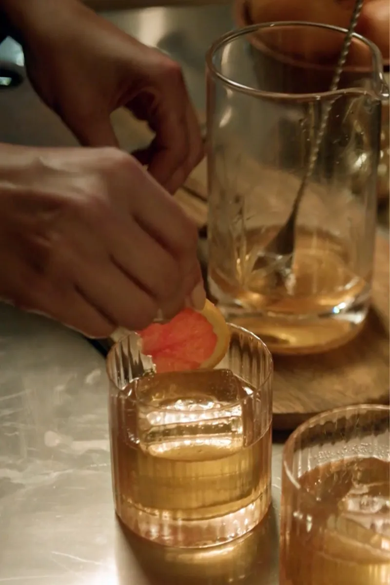 Makers mark Spiced Pumpkin Old Fashioned