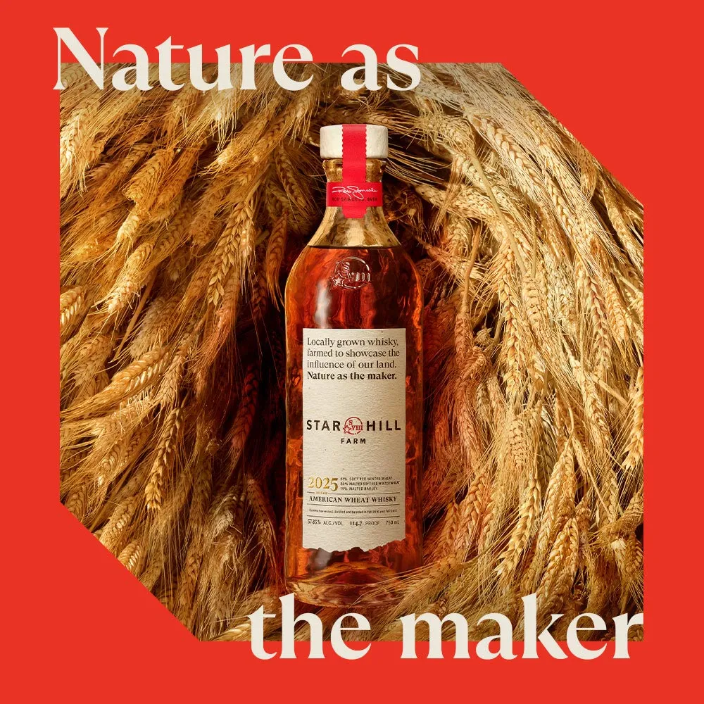 Nature as the maker Star Hill Farm Whisky Bottle of Bourbon Makers Mark