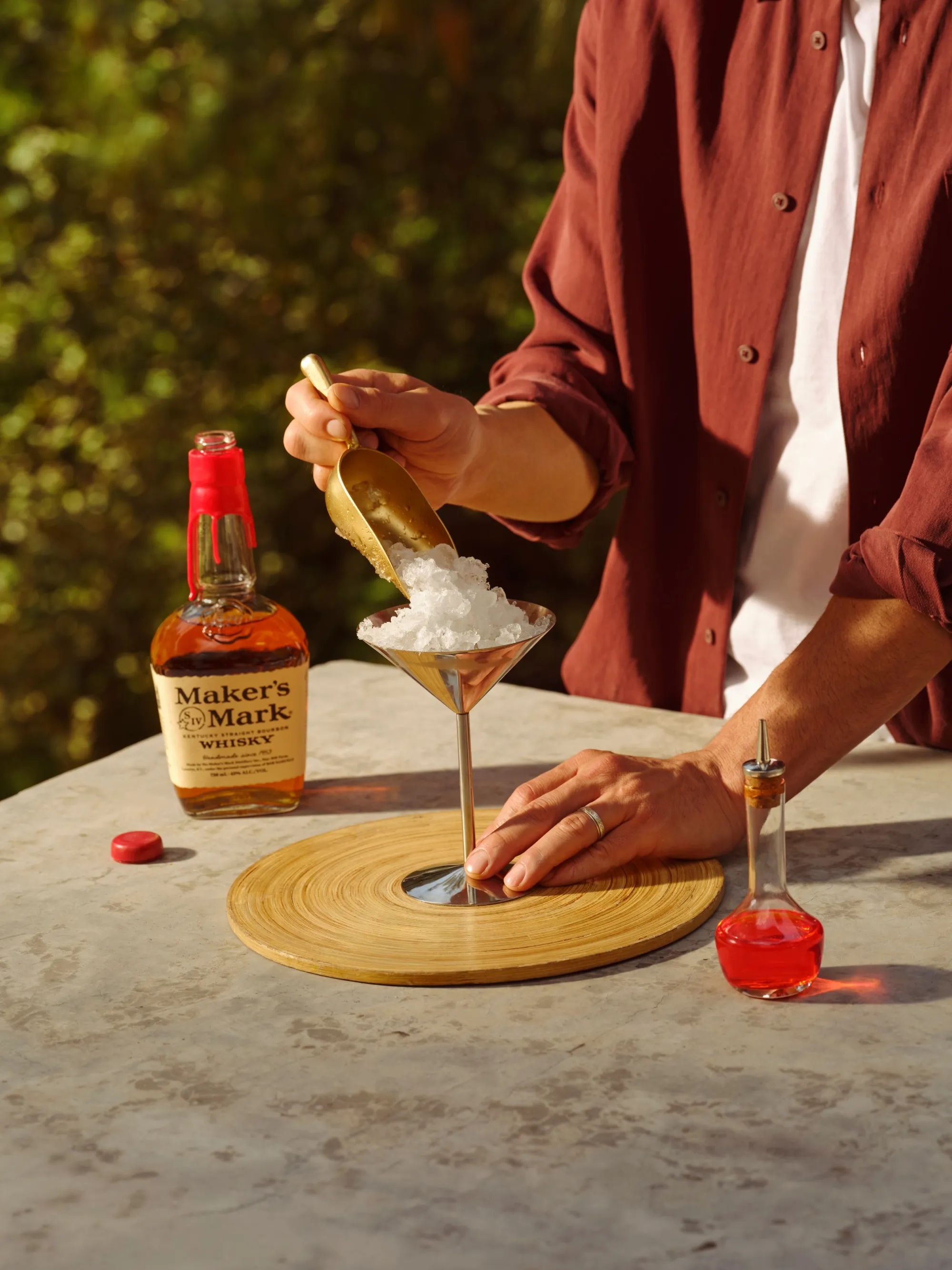 Whisky Cherry Snow Cone | | Maker's Mark®
