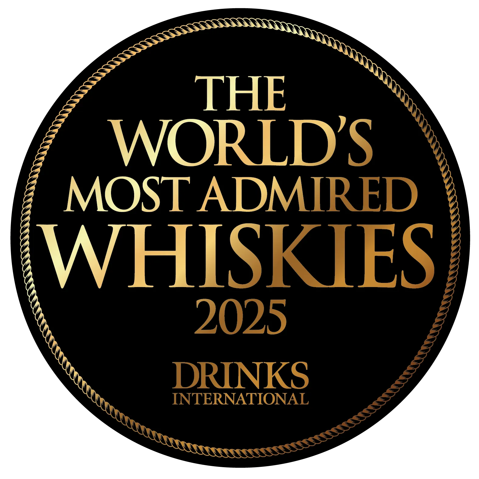 Whiskies logo gold