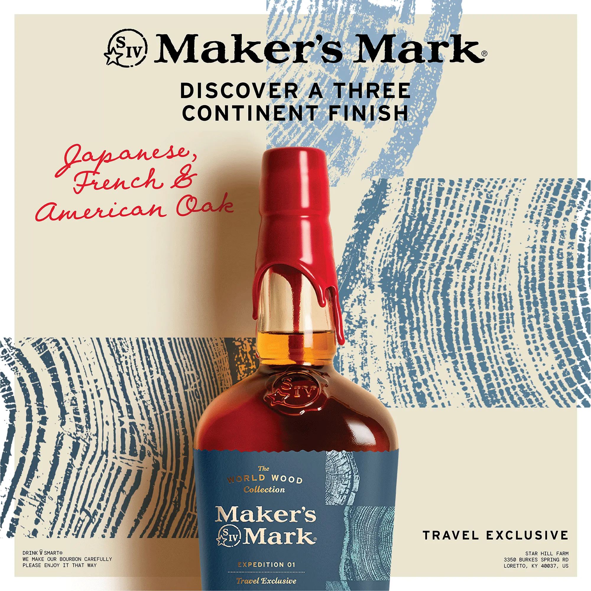 Makers mark bottle image